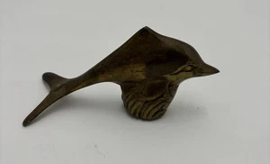 Delfín vintage de latón/bronce 5" L 2 1/2 H - Imagen 1 de 8