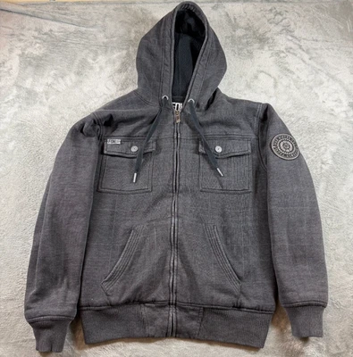 Куртка с капюшоном на молнии FOX Racing Created To Destroy Sherpa с подкладкой серая M - Изображение 1 из 4