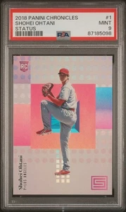 2018 Panini Chronicles Status #1 Shohei Ohtani Status PSA 9 - Picture 1 of 2