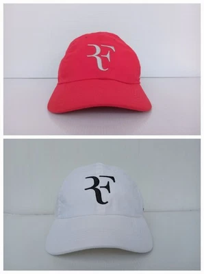 Lote 2 Piezas RF Roger Federer X NIKE Heritage86 DRI-FIT Gorra Sombrero Blanco/Rojo Tenis Foto 1 de 4