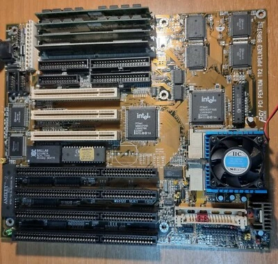MSI MS-5120 - Socket7 ISA/PCI - Intel 430FX + Intel Pentium 100MHZ + 16MB RAM  - Image 1 of 4