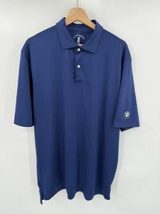 FAIRWAY & GREENE F&G Golf Polo Shirt Mens Large Navy Performance BMW Logo - Picture 1 of 6