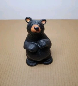 Bearfoots Bears "Bubba" süße 7" Schwarzbär Figur von Jeff Fleming Big Sky Carver - Bild 1 von 13