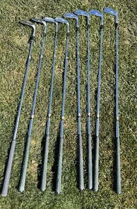 Palmer Peerless Irons Stiff S Flex Triple Balanced 8 Clubs 3,5,6,7,8,9, PW, SW - Picture 1 of 15
