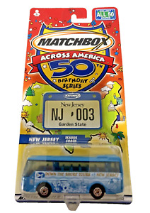 Matchbox Across America 50th Birthday New Jersey IKARUS COACH New in Package