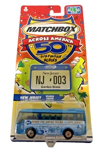 Matchbox Across America 50th Birthday New Jersey IKARUS COACH New in Package - Picture 1 of 4