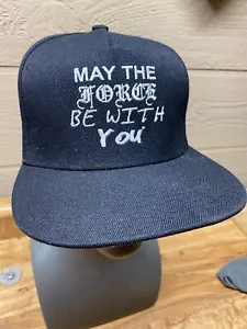 Berretto vintage Star Wars, Che la forza sia con te, cappello nero stile baseball - Foto 1 di 8