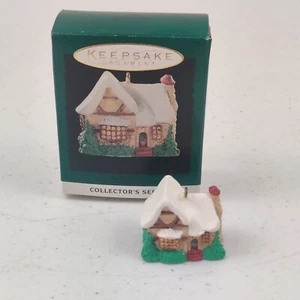 Hallmark Keepsake Ornament Old English Village Series Cozy Tudor House #8 1995 - Picture 1 of 9