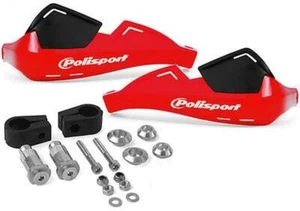 Polisport EVOLUTION Handprotektoren Rot für Honda Motocross MotoX Supermoto Quad - Bild 1 von 1