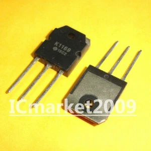 Chip transistor Mosfet de canal N de silicona 2 piezas 2sk1169 a 247 K1169 a 3P - Imagen 1 de 1