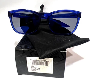 Puma PU0073S 004 Highline Blue Square Sunglasses 55-18 140 New Box Pouch - Picture 1 of 6
