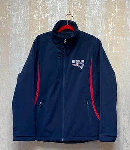 New England Patriots Men's Navy Blue Jacket NFL Football Full Zip Size XL New - Picture 1 of 4