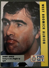 Pro Set West Bromwich Albion Football Fixture Trade Card No 69 Feat Bobby Gould
