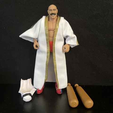 WWE Mattel Elite Retrofest Iron Sheik Action Figure Complete Cover