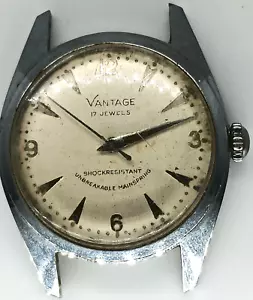 C616 mens Vintage Works Vantage By Hamilton Manual Wind 17J Jewel Old Watch lot - Picture 1 of 2