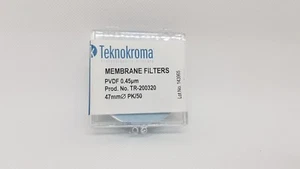 Teknokroma Membrane Filters PVDF 0.45um PACK 50 pz. Code: TR-200320 - Picture 1 of 1