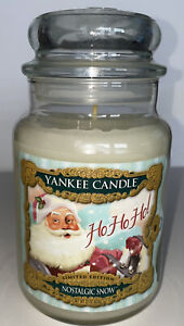 Yankee Candle NOSTALGIC SNOW 22 oz Large Jar Candle / Collector Edition