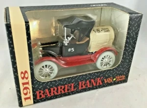 1918 Barrel Coin Bank V&S Variety Die Cast Ertl 1993 Vintage Boxed Near Mint - Picture 1 of 6