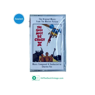 Gods Must Be Crazy II Soundtrack Cassette Tape (1990) Charles Fox SEALED - Image 1 of 3