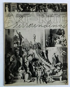 ART RITE #15 NYC Apr'77 Surroundings by Rosemary Mayer Jacopo da Pontormo RARE - Bild 1 von 7
