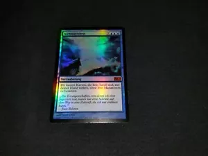 MTG 1x Magic 2013 M13 blue mythic rare LP German FOIL Omniscience - Picture 1 of 2