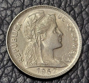 1952 Colombia 1 Centavo Coin - Picture 1 of 2