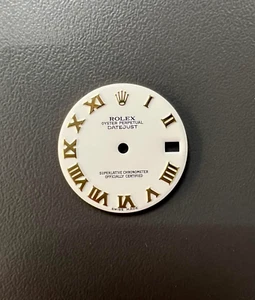 Original White Dial Rolex For Datejust 31mm - Quadrante 178xx - Picture 1 of 3