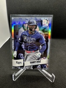 2024 Topps Big League Rainbow Foil Yandy Diaz #245 Tampa Bay Rays - Picture 1 of 2