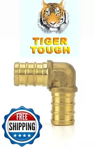 20 PIECES 1/2" PEX ELBOW - BRASS CRIMP FITTINGS (LEAD-FREE) - Picture 1 of 1