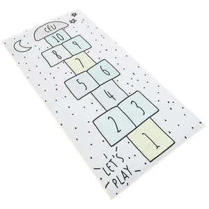 1pc Children Game Mat Checker spielen Mat Dark Grey Children Game Matte - Afbeelding 1 van 12
