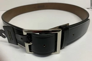 Top Grain schwarzer Ledergürtel für Schiedsrichter & Beamte - NEU - 46” - 1,75” Breite - Bild 1 von 5