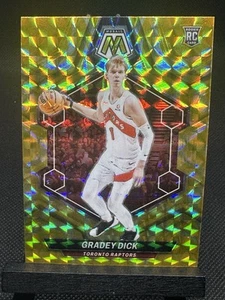 Sale Gradey Dick 2023-24 Panini Mosaic RC Reactive Yellow Prizm Rookie #239 - Picture 1 of 2