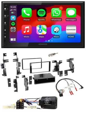 Kenwood Lenkrad USB DAB 2DIN Bluetooth Autoradio für Nissan Cube ab 2009 Frontie - Bild 1 von 4