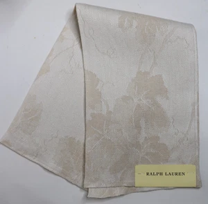 Ralph Lauren 25"X26" Fabric Remnant "Marret" Color Oyster Ivory - Picture 1 of 6