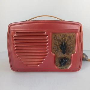 Vintage Temple Superhet Model G-418 Metal Tube Radio - Picture 1 of 8