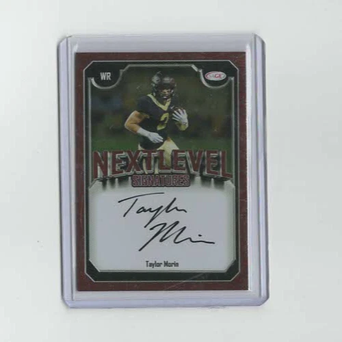 Taylor Morin 2025 SAGE NEXT LEVEL ROOKIE AUTO #NLS-TM2 PHILADELPHIA EAGLES - Image 1 of 1