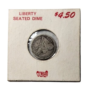 Moneda de diez centavos Liberty Seated 1875 de Estados Unidos buena usada - Imagen 1 de 3
