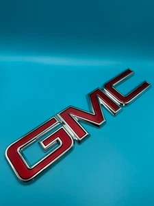 OEM 2014 - 2019 GMC Sierra 1500 2500 3500 Rear Tailgate Emblem Badge 23122158 - Picture 1 of 6