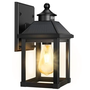 Solar Porch Lights Outdoor, Solar Sconce Lights Outdoor with Motion Sensor, W... - Picture 1 of 7