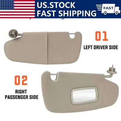 Солнцезащитный козырек для 2002-2009 Dodge Ram 1500 2500 3500 левый + правый комплект пара - Изображение 1 из 4