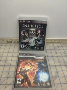 2 PS3 games Injustice gods amoung us and Mortal Kombat - Picture 1 of 3