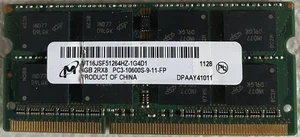 Micron MT 4GB DDR3 2Rx8 PC3-10600S 1333Mhz SO-DIMM Laptop RAM 204-PIN - Picture 1 of 2