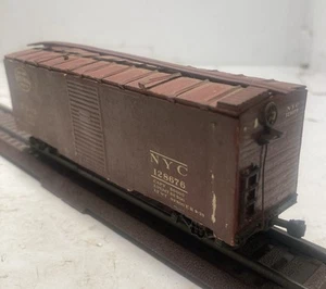 VARNEY HO SCALE NEW YORK CENTRAL 40 FT BOX CAR NYC128676 CRAFTSMANS KIT BROWN - Picture 1 of 4
