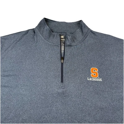 Pullover Syracuse naranja lacrosse 1/4 cremallera para hombre XL manga larga nuevo sin etiquetas Foto 1 de 4