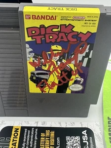 William Forsythe signiert Dick Tracy Nintendo NES Spiel Flattop JSA  - Bild 1 von 2