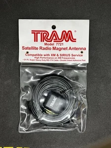 Antena de montaje magnético de radio satelital TRAM 7721 con cable coaxial RG174 - Imagen 1 de 4
