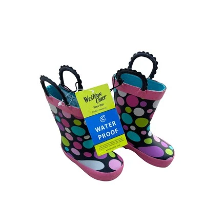 Western Chief Botas de Lluvia Lunares Niñas Talla 5 NUEVAS Foto 1 de 4