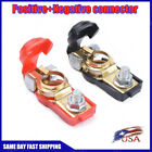 2x Car Battery Terminals Cable Ends Connector Clamp Negative Positive for Marine