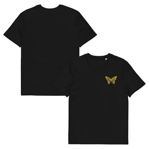 Unisex organic cotton t-shirt Butterfly by Blink Friction - Picture 1 of 13
