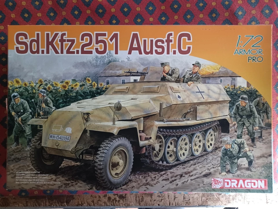 DRAGON 7223 - SdKfz 251/1 Ausf. C m PzSpWg   - plastic kit 1/72 - Immagine 1 di 1